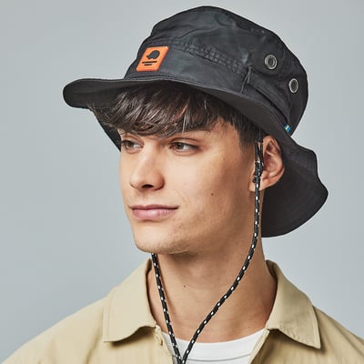 SCANDINAVIAN FOREST北歐小刺蝟戶外漁夫帽-百搭黑2