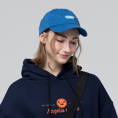 Angelia&Pets精緻刺繡動物老帽-藍(男女共款)3