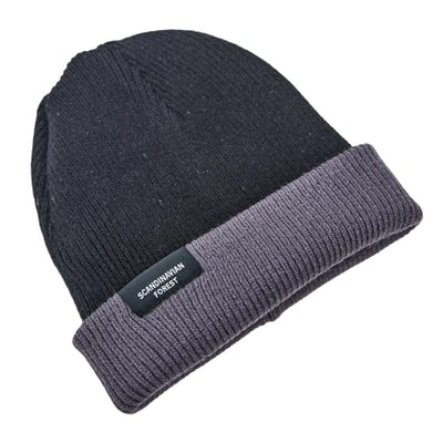 SCANDINAVIAN FOREST北歐小刺蝟雙面保暖針織毛帽-低調灰7