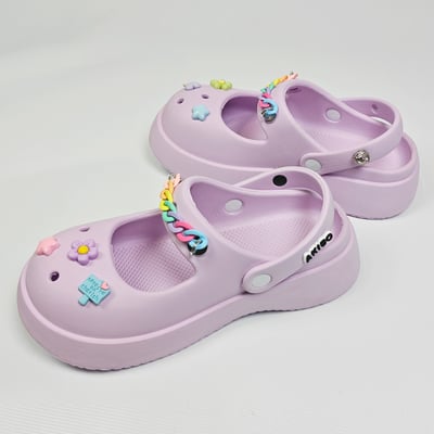 AKIBO星星心心款洞洞鞋扣 (十件組)