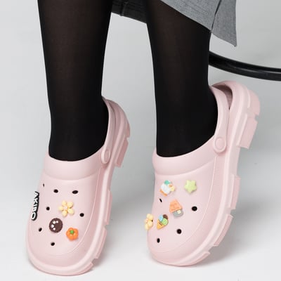 AKIBO繽紛歡樂款洞洞鞋扣 (八件組)5