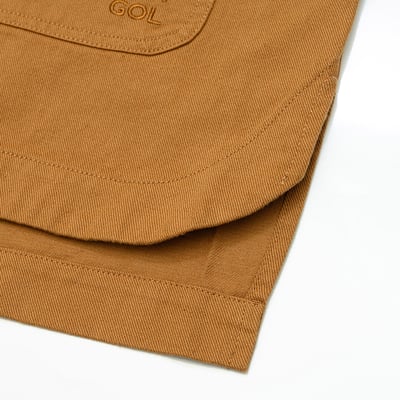 KANGOL袋鼠復古口袋襯衫外套-卡其12