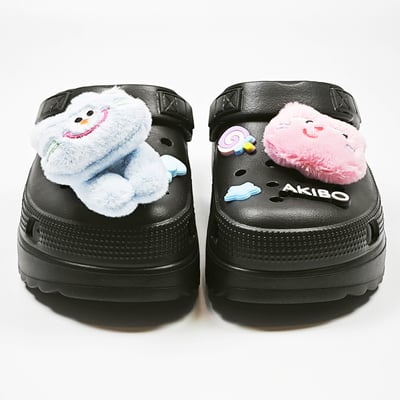 AKIBO貓咪派對款洞洞鞋扣(五件組)