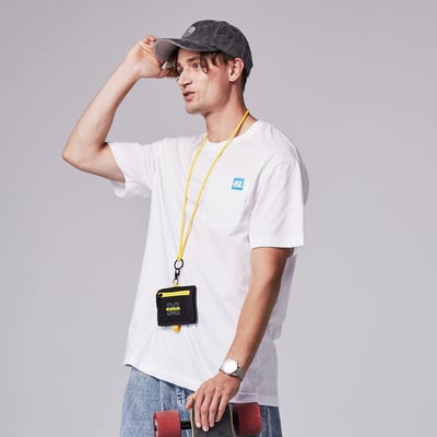 NCAA密西根大學Michigan頸掛零錢包-黑4