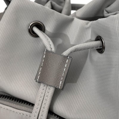 NCAA紐約大學NYU經典Logo水桶包-灰8