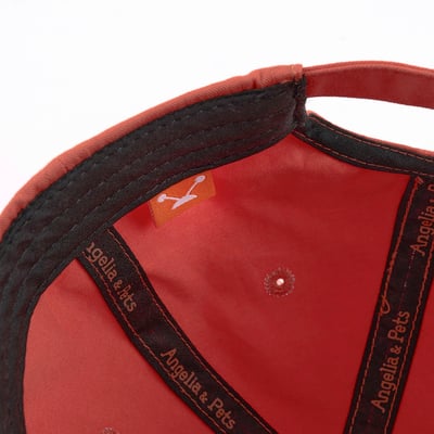 Angelia&Pets精緻刺繡動物老帽-橘(男女共款)8