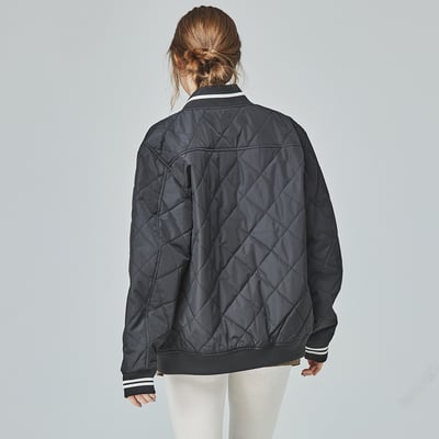 KANGOL袋鼠保暖鋪棉外套-黑4