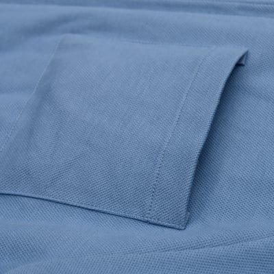 KANGOL袋鼠女款立領短外套-灰藍11