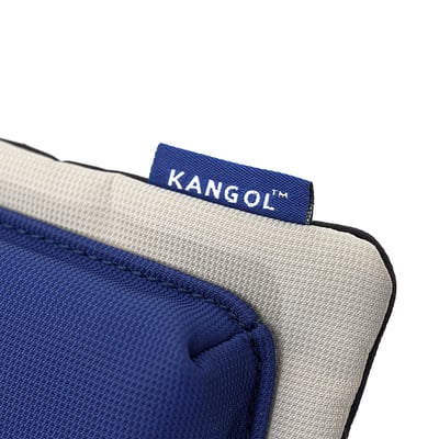 KANGOL袋鼠撞色小側背包-灰9