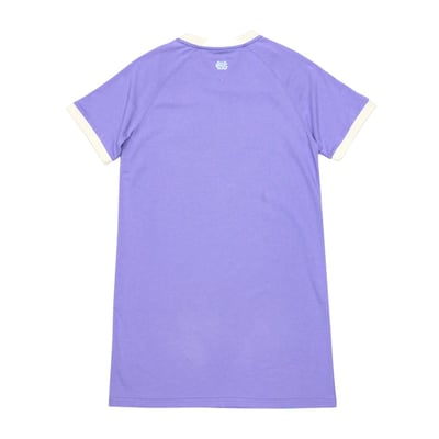 NCAA北卡羅來納大學UNC經典Logo拉克蘭袖洋裝-紫6