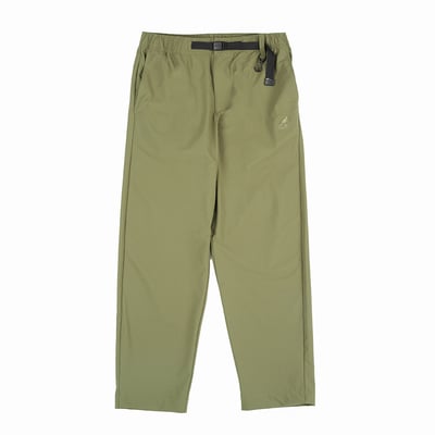 KANGOL袋鼠涼感高彈休閒長褲-卡其5