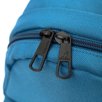 KANGOL袋鼠多彩小後背包-藍5