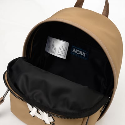 NCAA北卡羅來納大學UNC經典Logo小後背包-卡其9