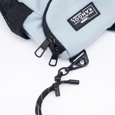 KANGOL水洗尼龍小側包-藍11