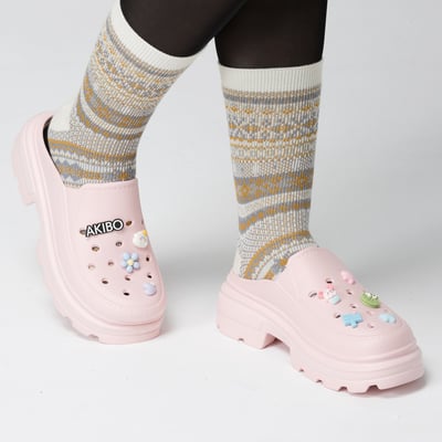 AKIBO精巧可愛款洞洞鞋扣 (八件組)6