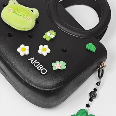 AKIBO青蛙王子款洞洞鞋扣(七件組)4