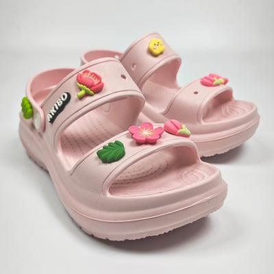 AKIBO春之花語款洞洞鞋扣 (九件組)3