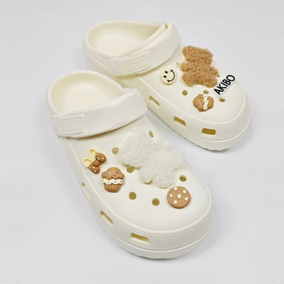 AKIBO快樂烘焙款洞洞鞋扣 (七件組)