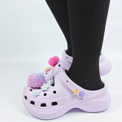 AKIBO夢幻花園款洞洞鞋扣 (九件組)5