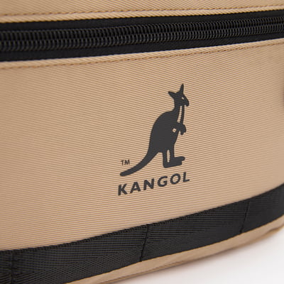 KANGOL袋鼠多功能後背包-卡其(男女共款)12