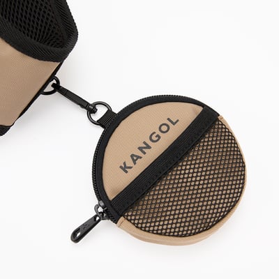 KANGOL袋鼠多功能後背包-卡其(男女共款)17