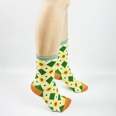 AKIBO格趣派對中筒襪(三件組)-中性款