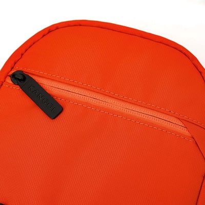 KANGOL袋鼠繽紛小側背-橘4