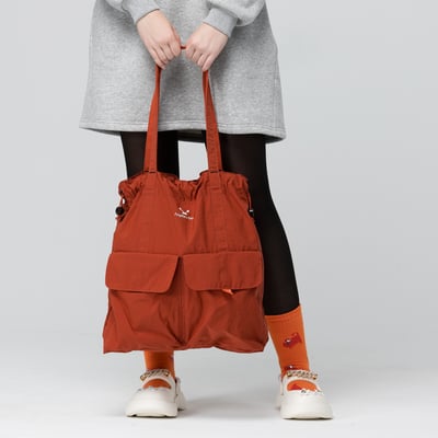 Angelia&Pets輕防撥水側肩包-深橘2