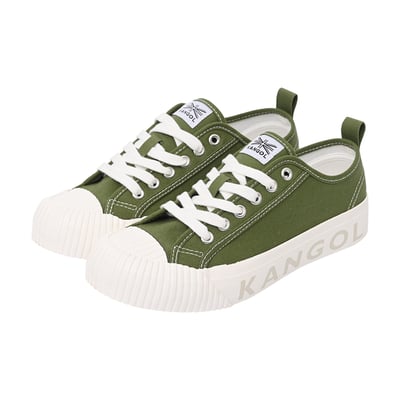 KANGO袋鼠女款帆布鞋-綠1