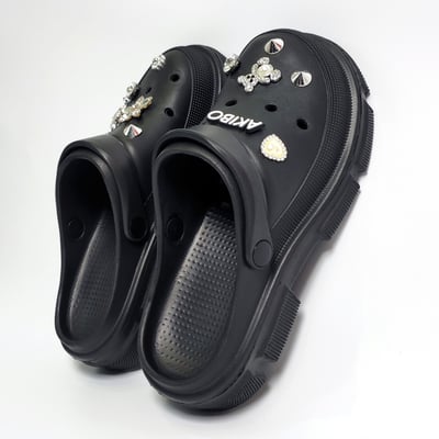 AKIBO閃亮個性款洞洞鞋扣 (十件組)3