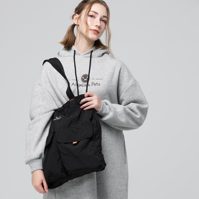 Angelia&Pets輕防撥水側肩包-黑3
