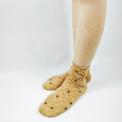 AKIBO暮色印象中筒襪(三件組)-女款18