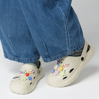 AKIBO彩色星星款洞洞鞋扣 (十件組)7