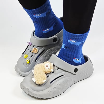 AKIBO羊駝小鞋款洞洞鞋扣(七件組)