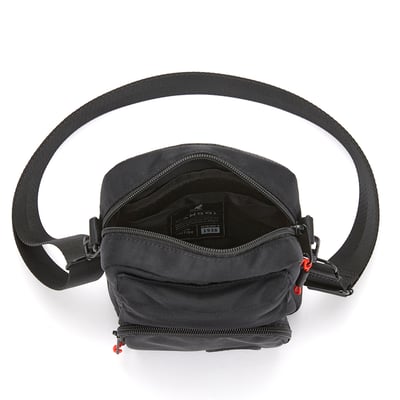 KANGOL袋鼠側背尼龍相機包-黑(男女共款)12