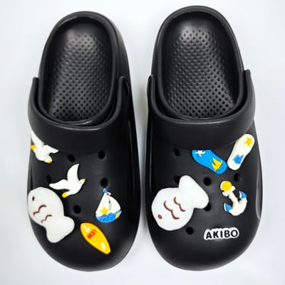AKIBO航海冒險款洞洞鞋扣 (九件組)