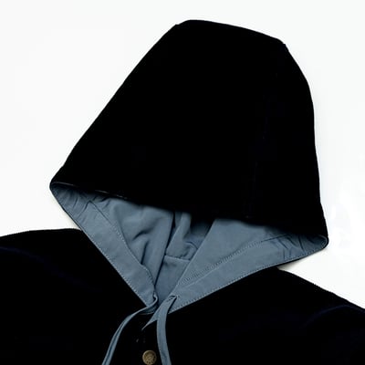 KANGOL袋鼠中性雙面燈芯絨防潑水外套-深藍(男女共款)12