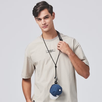 CHOOP防潑水撞色小帽包(第二彈)-牛仔藍1