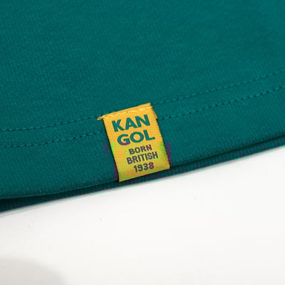 KANGOL袋鼠女休閒洋裝-綠9