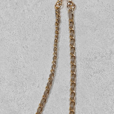 AKIBO魅力鍊條包包手機掛繩-奶油白(女款、金屬) / 內附AKIBO品牌手機掛片1個7