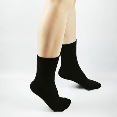 AKIBO潮流彈力中筒襪(三件組)-中性款