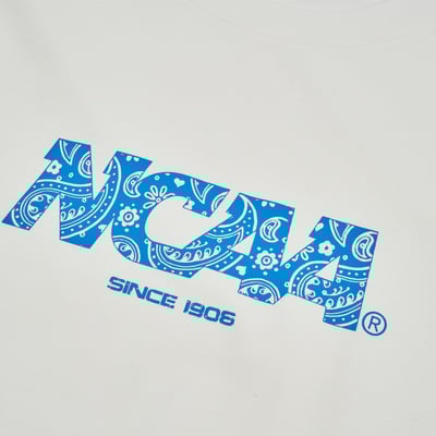 NCAA基本涼感變形蟲棉T-白8