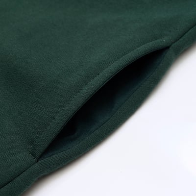 KANGOL袋鼠連帽洋裝-深綠11