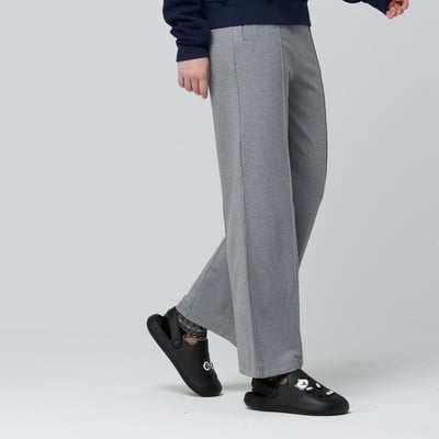 KANGOL袋鼠女款長褲-灰3