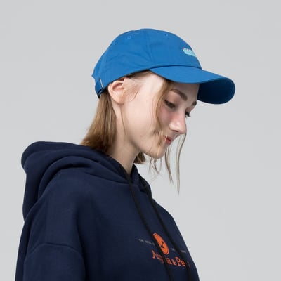 Angelia&Pets精緻刺繡動物老帽-藍(男女共款)4