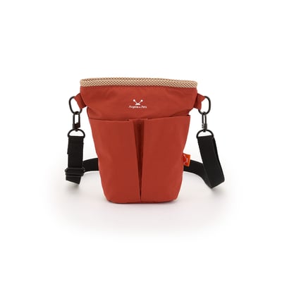 Angelia&Pets輕防撥水側肩包-深橘1