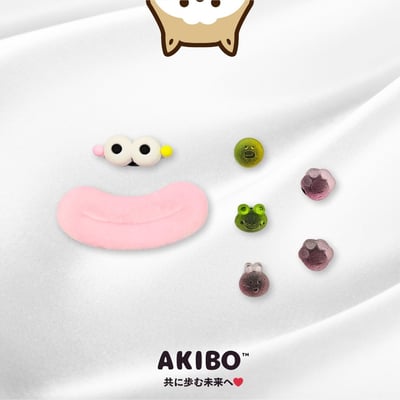 AKIBO彩虹糖果款洞洞鞋扣 (七件組)