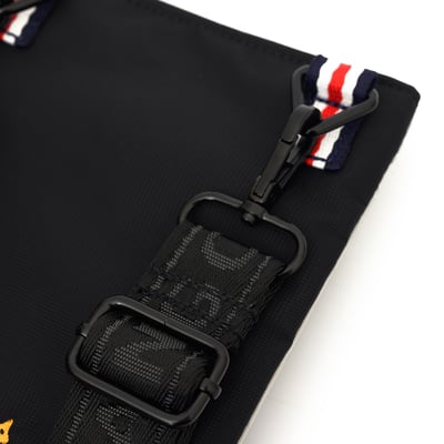 KANGOL袋鼠撞色小側背包-灰10