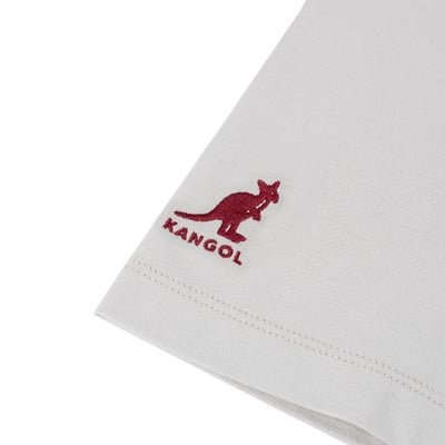 KANGOL中性微落肩口袋T-灰5