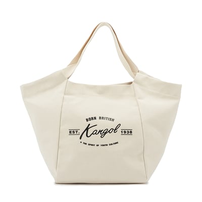KANGOL帆布托特包-米白1
